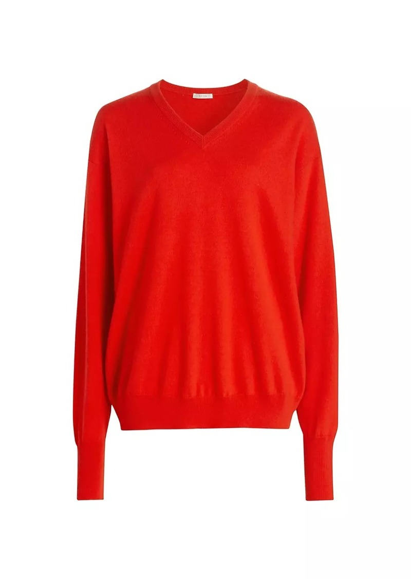 The Row Gracy Cashmere V-Neck Sweater