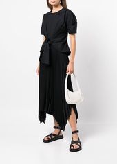 The Row Half Moon leather shoulder bag