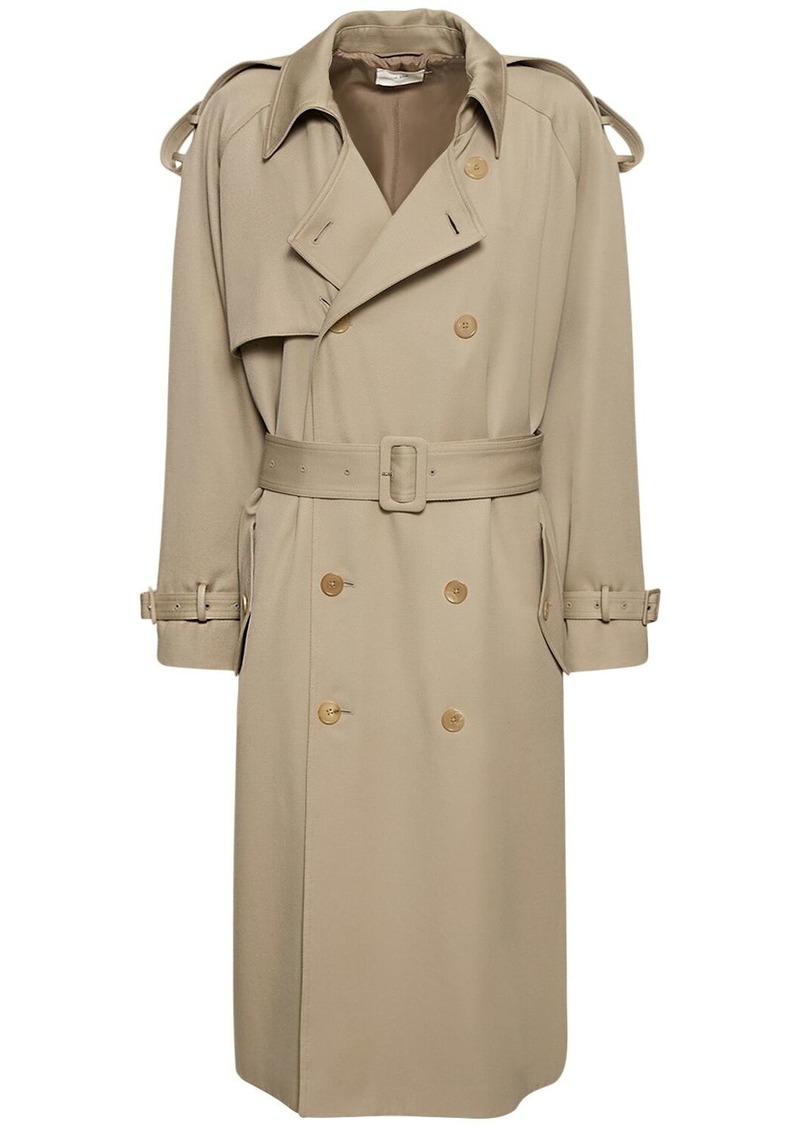 The Row June Wool Gabardine Trench Coat