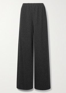 The Row Leopolda Cashmere-blend Wide-leg Pants