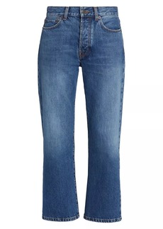 The Row Lesley Mid-Rise Crop Jeans