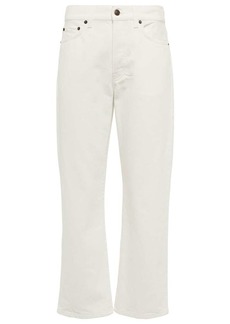 The Row Lesley mid-rise straight jeans