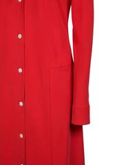 The Row Myra Silk Long Shirt Dress