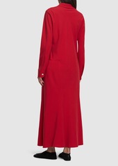 The Row Myra Silk Long Shirt Dress