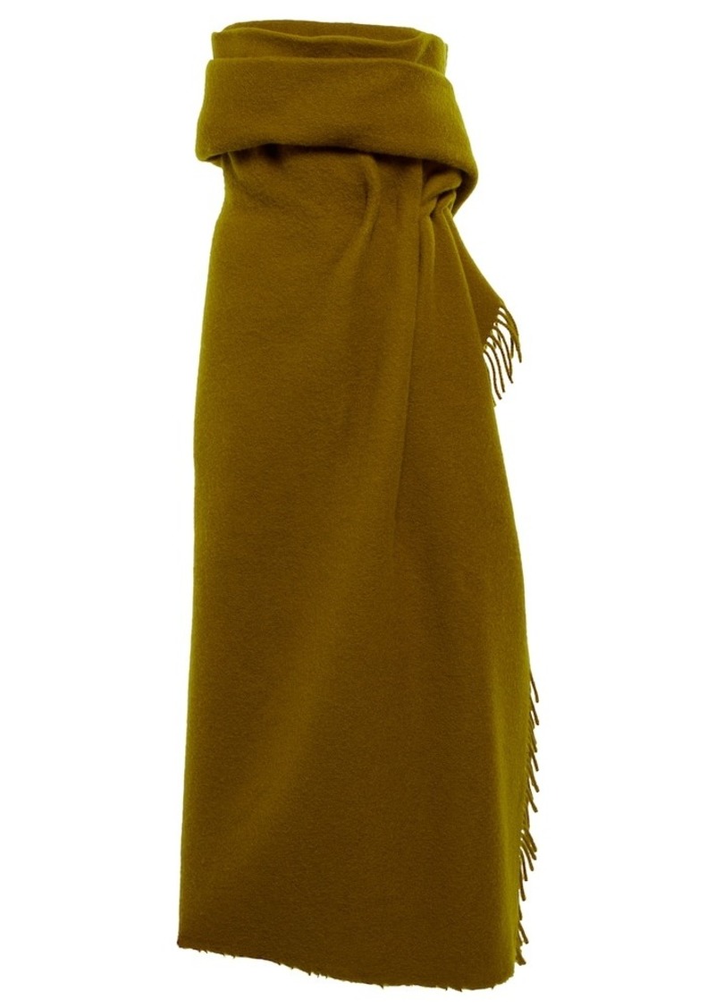 The Row Nimah wool and mohair maxi dress