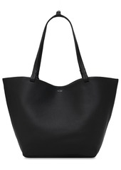 The Row Park Tote 3 Grained Leather Tote