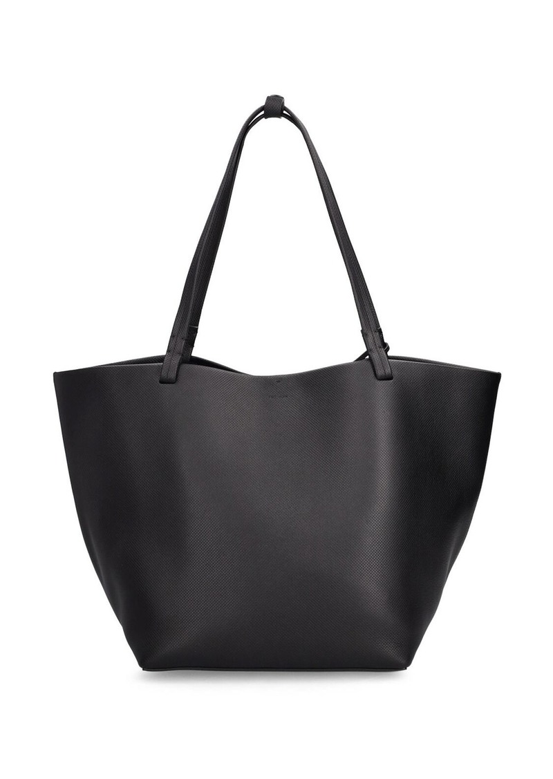 The Row Park Tote Three Saddle Leather Bag