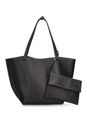 The Row Park Tote Three Saddle Leather Bag