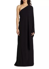 The Row Sparrow Silk One-Shoulder Gown