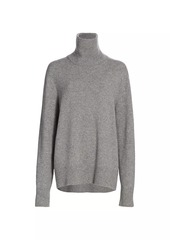 The Row Stepny Wool & Cashmere Turtleneck Sweater
