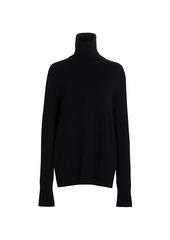 The Row Stepny Wool & Cashmere Turtleneck Top