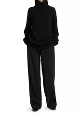 The Row Stepny Wool & Cashmere Turtleneck Top