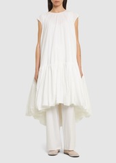 The Row Tadao Ruffled Poplin Midi Dress