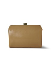 The Row - Amazon Leather Clutch - Neutral - OS - Moda Operandi