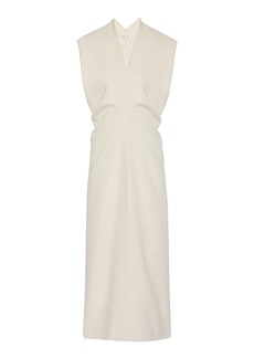 The Row - Ameli Wool-Alpaca Dress Meli Dress - White - US 0 - Moda Operandi