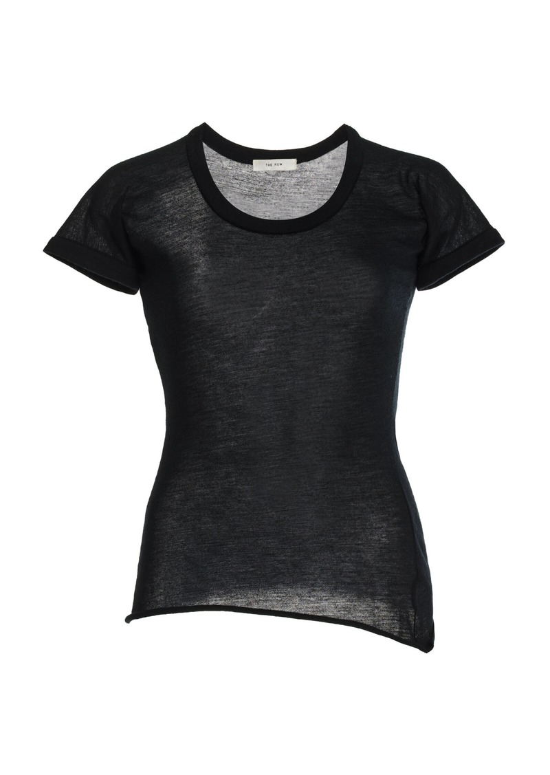 The Row - Analyn Cashmere T-Shirt - Black - XL - Moda Operandi