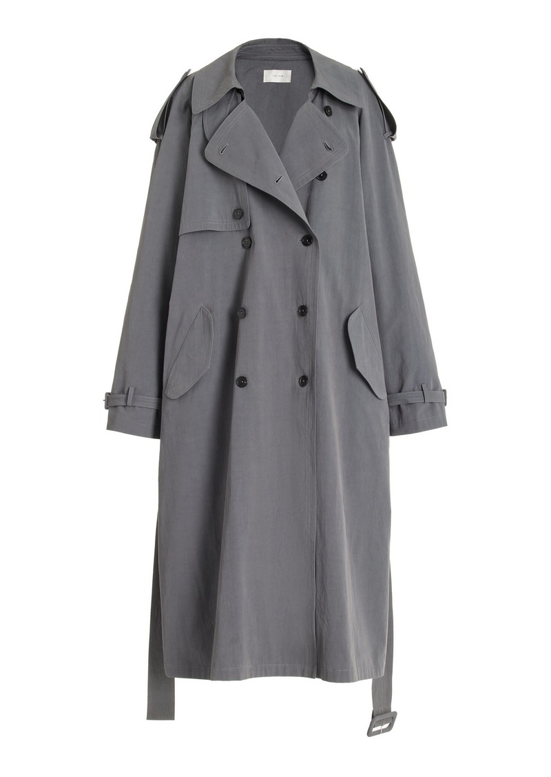 The Row - Avio Cotton Trench Coat - Blue - S - Moda Operandi