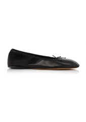 The Row - Awar Leather Ballet Flats - Brown - IT 37.5 - Moda Operandi