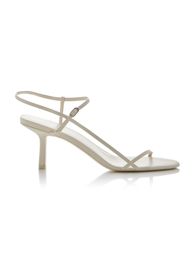 The Row - Bare Leather Sandals - White - IT 37.5 - Moda Operandi