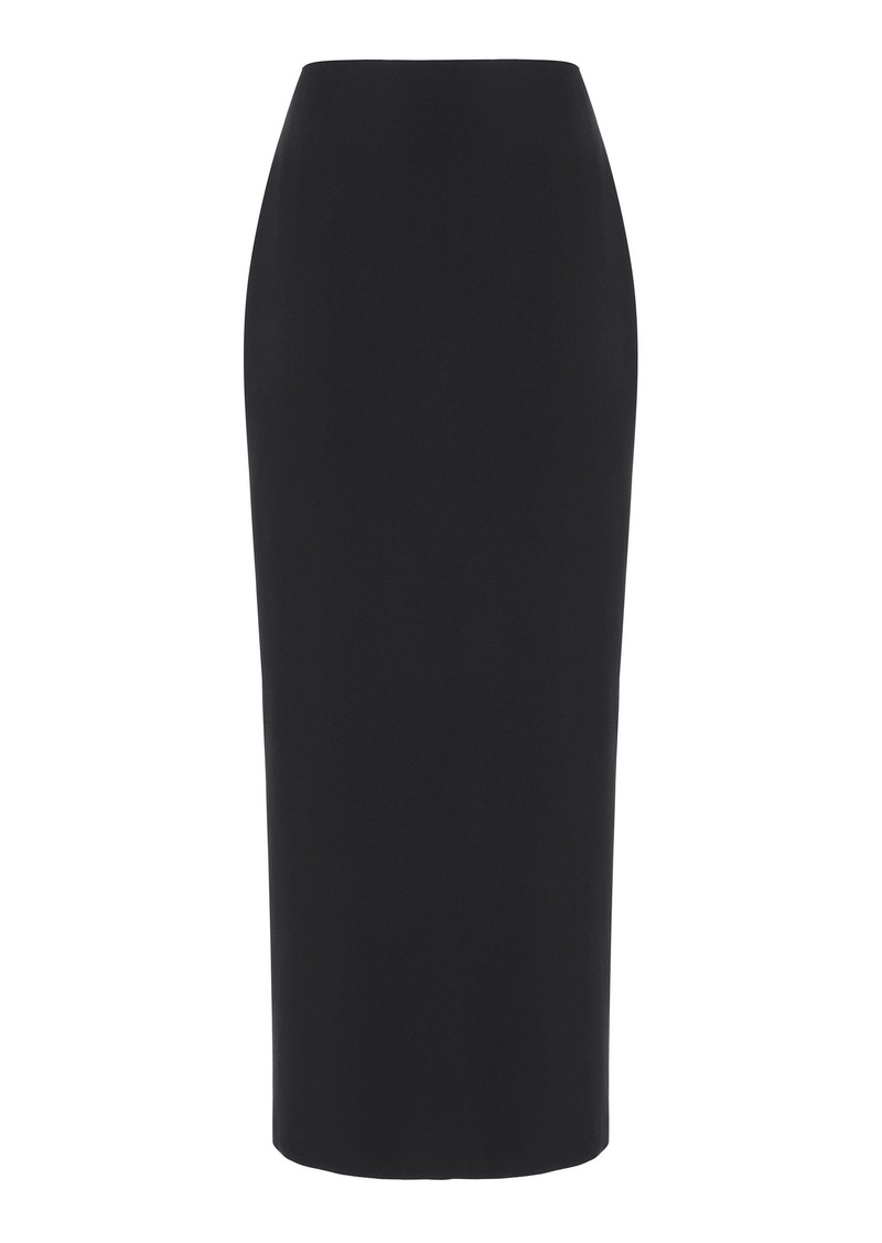 The Row - Bartelle Wool-Mohair Maxi Skirt - Black - US 6 - Moda Operandi