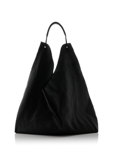 The Row - Bindle 3 Leather Hobo Bag - Black - OS - Moda Operandi