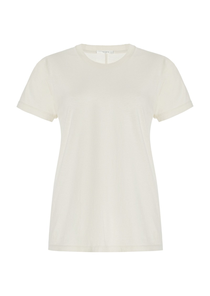 The Row - Blaine Cotton T-Shirt - White - L - Moda Operandi