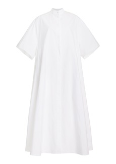 The Row - Bredel Oversized Cotton Maxi Dress - White - L - Moda Operandi