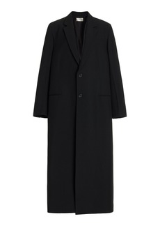 The Row - Cheval Single-Breasted Wool-Mohair Coat - Black - L - Moda Operandi
