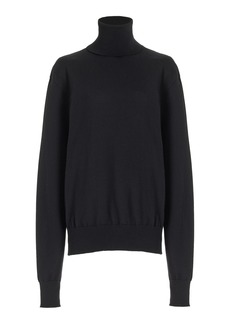 The Row - Davos Wool-Cashmere Turtleneck Sweater - Black - XS - Moda Operandi