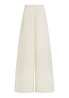 The Row - Dela High-Rise Wool Wide-Leg Pants - Ivory - US 0 - Moda Operandi