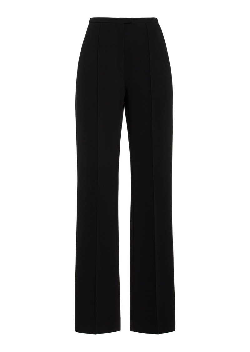 The Row - Desmond Stretch-Wool Flare Pants - Black - US 10 - Moda Operandi