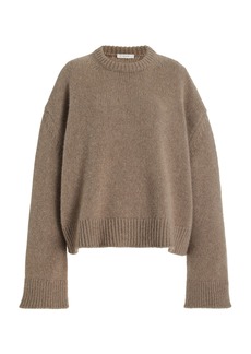 The Row - Dines Oversized Cashmere-Mohair Sweater - Neutral - L - Moda Operandi