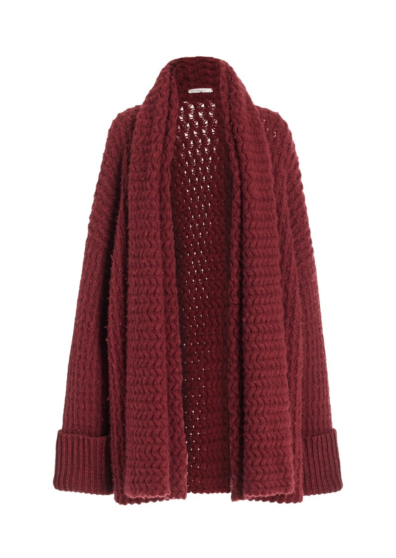 The Row - Dintia Cashmere Blanket Cardigan - Red - XS/S - Moda Operandi