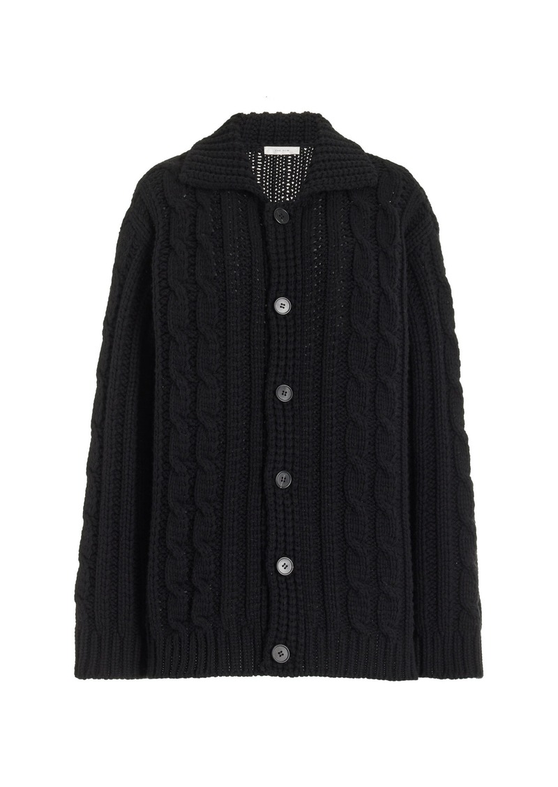 The Row - Eleo Alpaca-Yak Cardigan - Black - XS - Moda Operandi