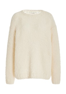 The Row - Eryna Hand-Knit Alpaca-Silk Sweater - Neutral - XL - Moda Operandi