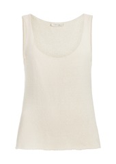 The Row - Favana Knit Silk Tank Top - White - L - Moda Operandi