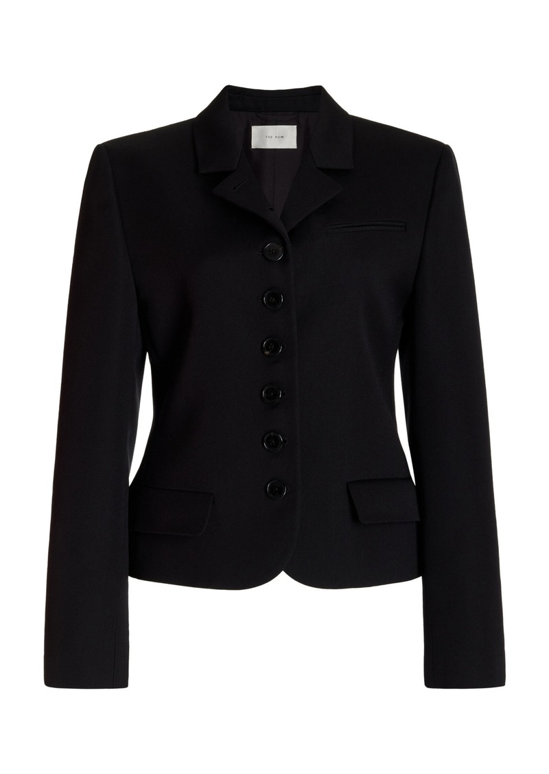 The Row - Fletcher Wool Jacket - Black - US 6 - Moda Operandi