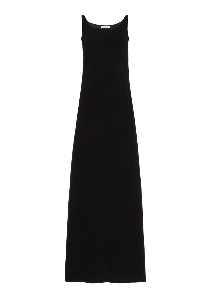 The Row - Florio Tank Wool-Blend Maxi Dress - Black - XL - Moda Operandi