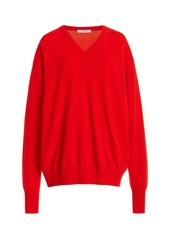 The Row - Gracy Cashmere Sweater - Red - XS - Moda Operandi