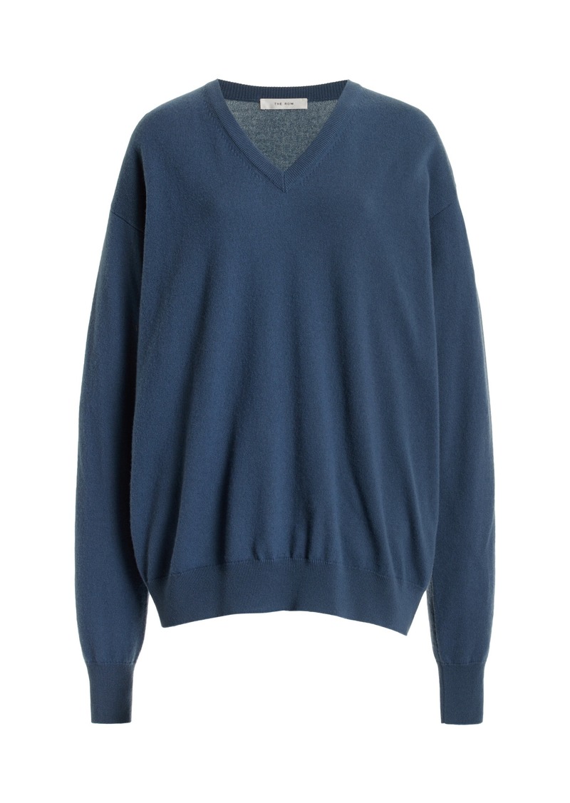 The Row - Gracy Cashmere Sweater - Blue - S - Moda Operandi