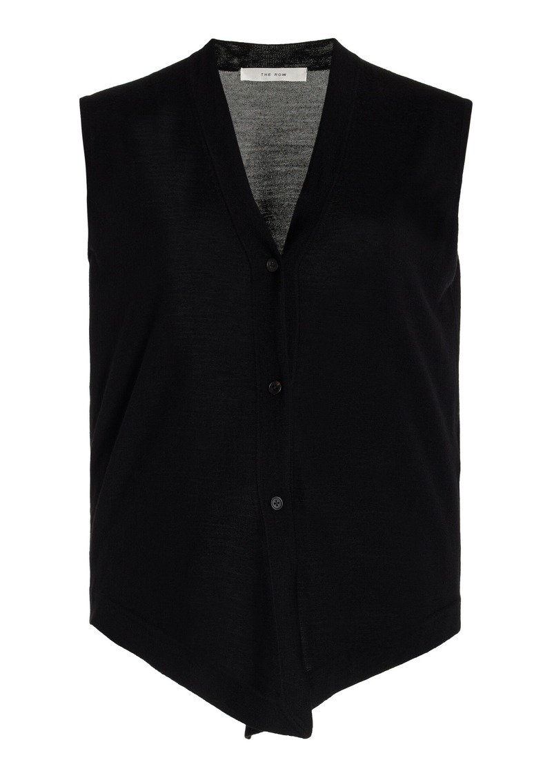 The Row - Harrell Wool Vest - Black - S - Moda Operandi