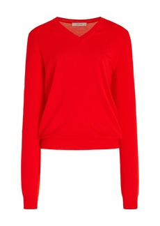 The Row - Haus Wool Top - Red - S - Moda Operandi