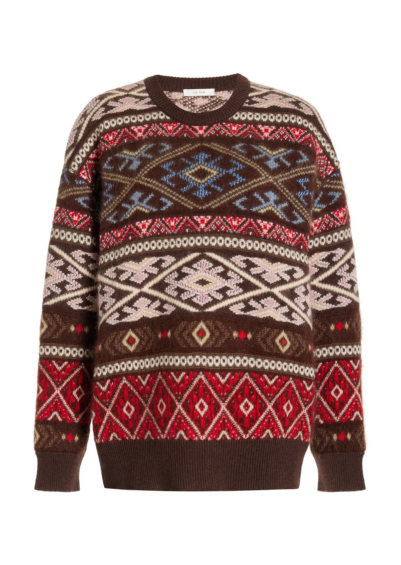 The Row - Hinny Knit Cashmere-Blend Sweater - Multi - M - Moda Operandi