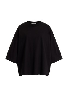 The Row - Issi Oversized Cotton T-Shirt - Black - XS - Moda Operandi