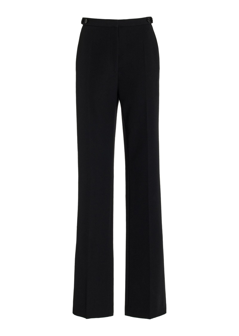 The Row - Jesse Silk-Paneled Wool Pants - Black - US 4 - Moda Operandi