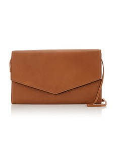 The Row - Large Envelope Leather Bag - Brown - OS - Moda Operandi
