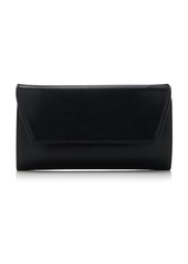 The Row - Leather Evening Clutch - Burgundy - OS - Moda Operandi