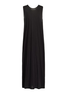 The Row - Lidia Knit Silk Maxi Dress - Grey - M - Moda Operandi