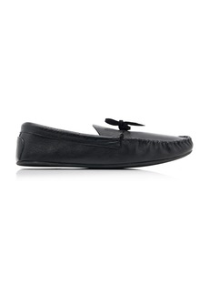 The Row - Lucca Leather Mocassins - Black - IT 38 - Moda Operandi