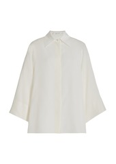 The Row - Malvina Silk Shirt - White - L - Moda Operandi